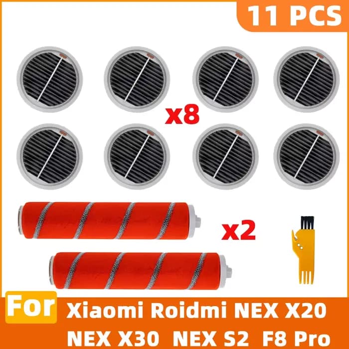 Pièces de rechange pour aspirateur à main sans fil Xiaomi Roidmi NEX X20 X30 S2 F8 Pro, brosse princ
