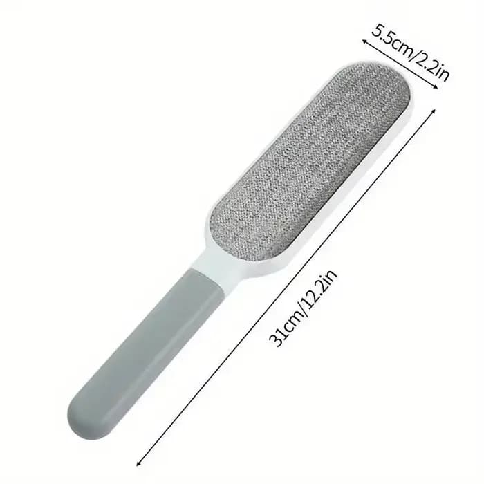 Épilateur Double face pour animaux de compagnie, brosse à peluches collante électrostatique manuelle