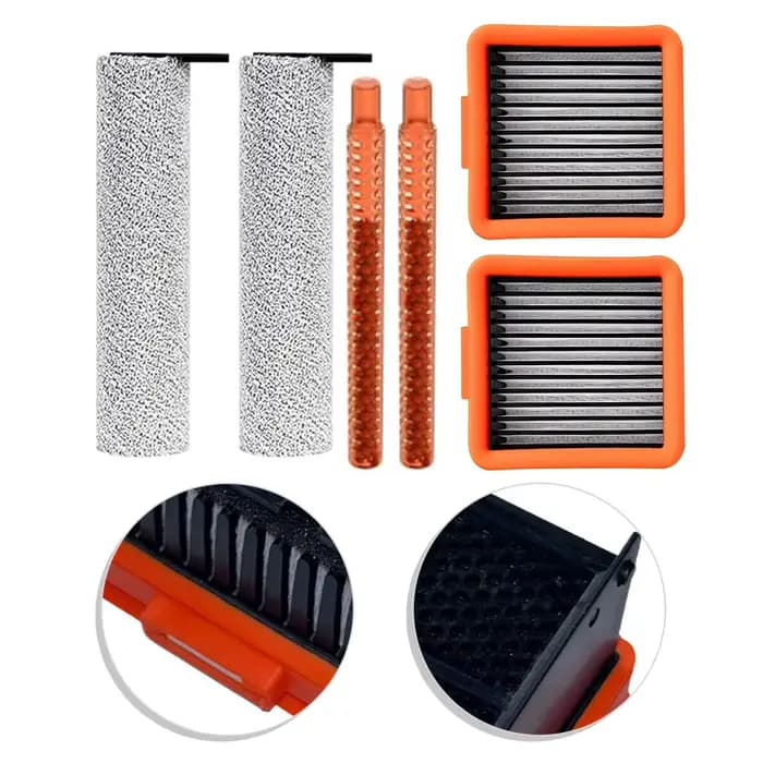Kit d'accessoires de remplacement pour Uwant D5 D5 Pro D100 D100 Pro A60 V8 V10 D500, 2 brosses à ro