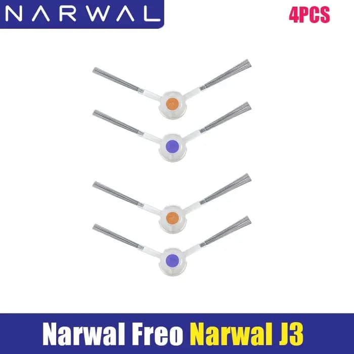 Pièces détachées pour robot aspirateur Narwal Freo / Narwal J3 : brosses latérales principales, chif