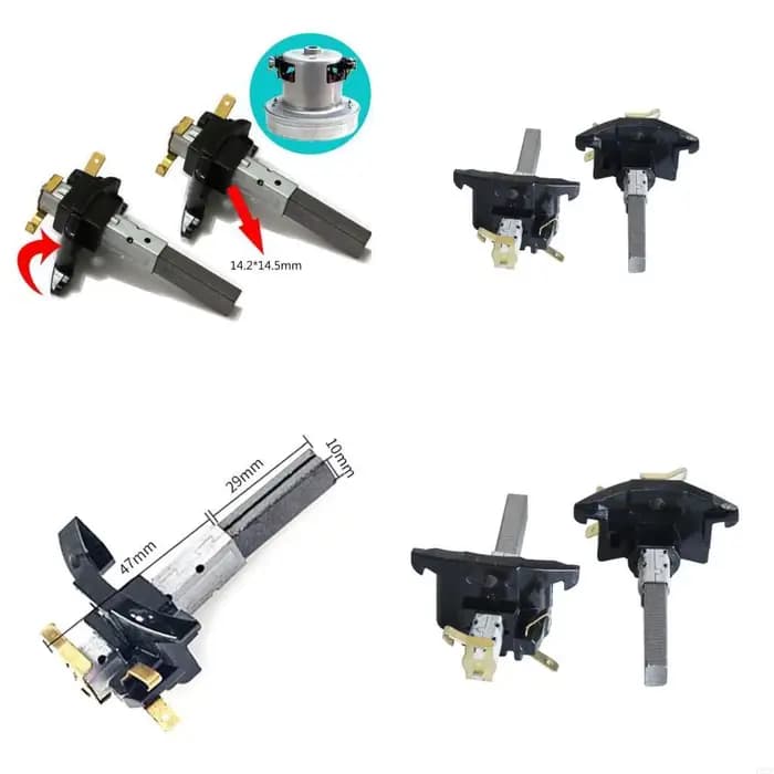 F92F 2 pièces balais carbone moteur brosses remplacement aspirateur Machine soufflage pour animaux c