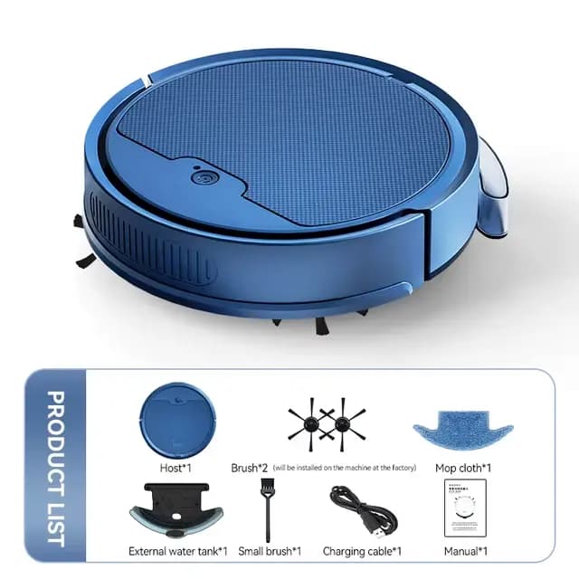 Nouveau 3 en 1 balayage et aspirateur aspirateur sans fil Robot de balayage intelligent balayeuse à 