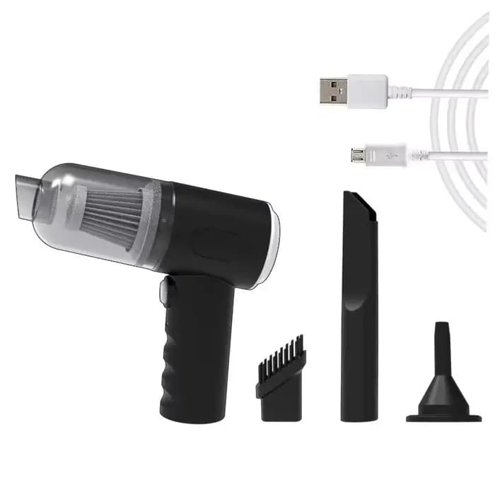 Aspirateur sans fil à double usage pour la maison et la voiture, 120W, haute puissance, noir, 1 pièc