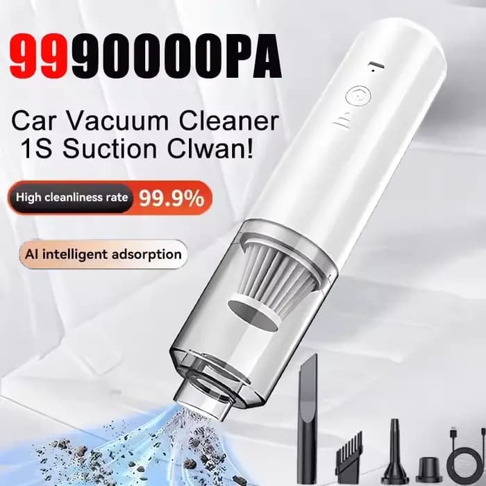 Aspirateur de voiture 2026, puissant, portable, rechargeable, pour voiture et maison