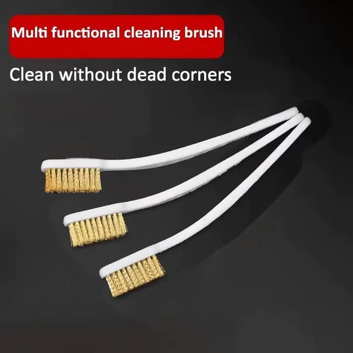 Mini jeu de brosses métalliques en laiton