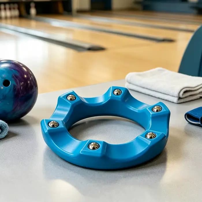 Support rotatif à 360 degrés pour boule de bowling, porte-boule de bowling, accessoires de bowling pour le nettoyage, le polissage et la présentation