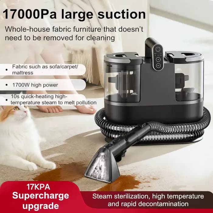 Nettoyeur vapeur portable pour tissus