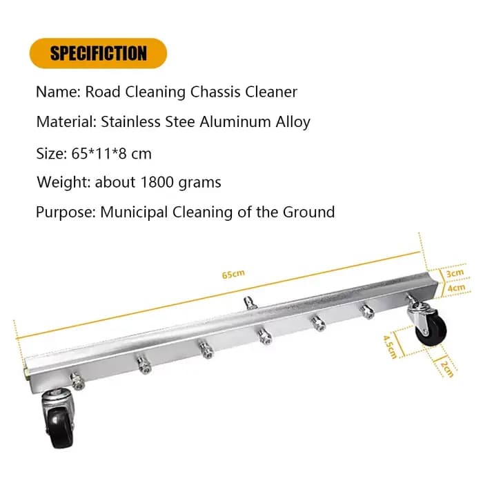 Nettoyeur haute pression 4000 PSI, balai à eau pour Karcher, kit de nettoyage multifonctionnel à 7 buses pour allées, trottoirs et routes