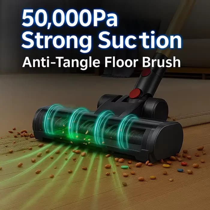 Aspirateur balai sans fil 50KPa 550W