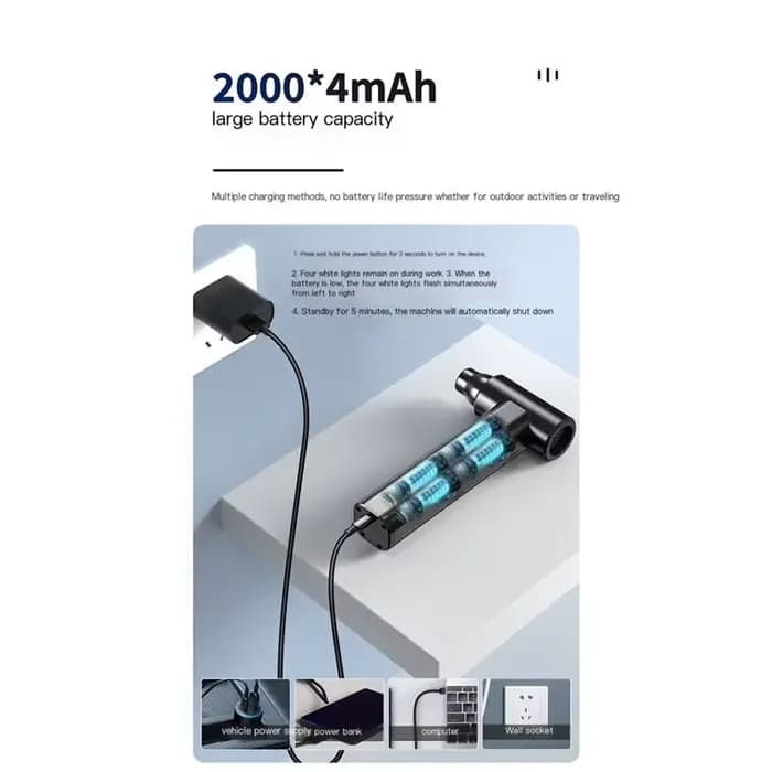 Souffleur d'air sans fil rechargeable L22A-PC