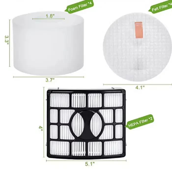 Shlavabo-Ensemble de filtres pour aspirateurs verticaux