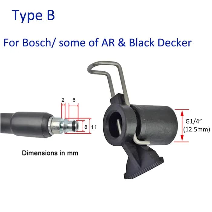 Convertisseur de connecteur de tuyau de nettoyeur haute pression pour Karcher Bosche AR Black Decker Patriot Dawoo