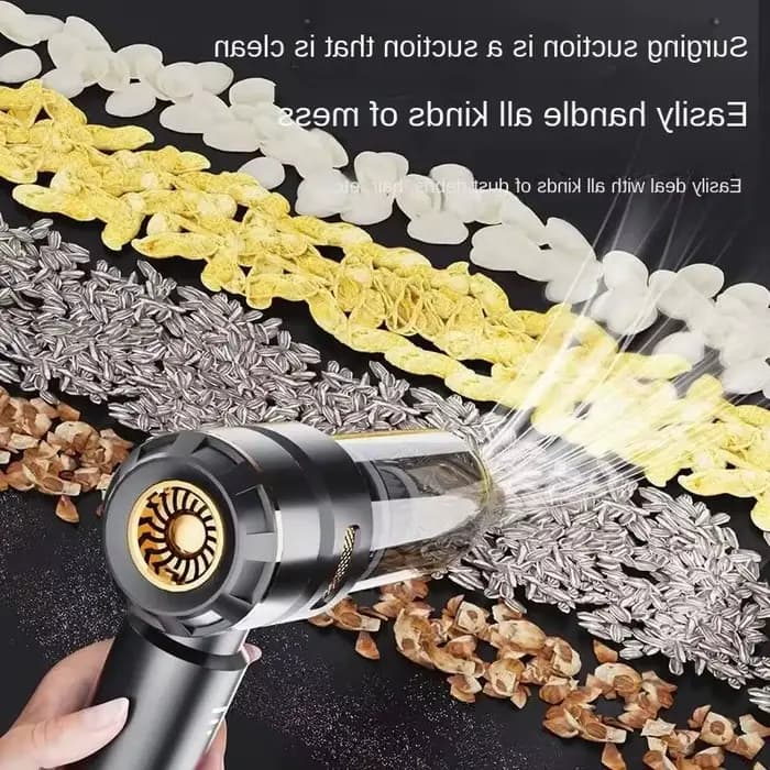 Aspirateur de voiture haute puissance Portable sans fil moteur sans brosse Machine de nettoyage plumeau d'air puissant pour appareil ménager