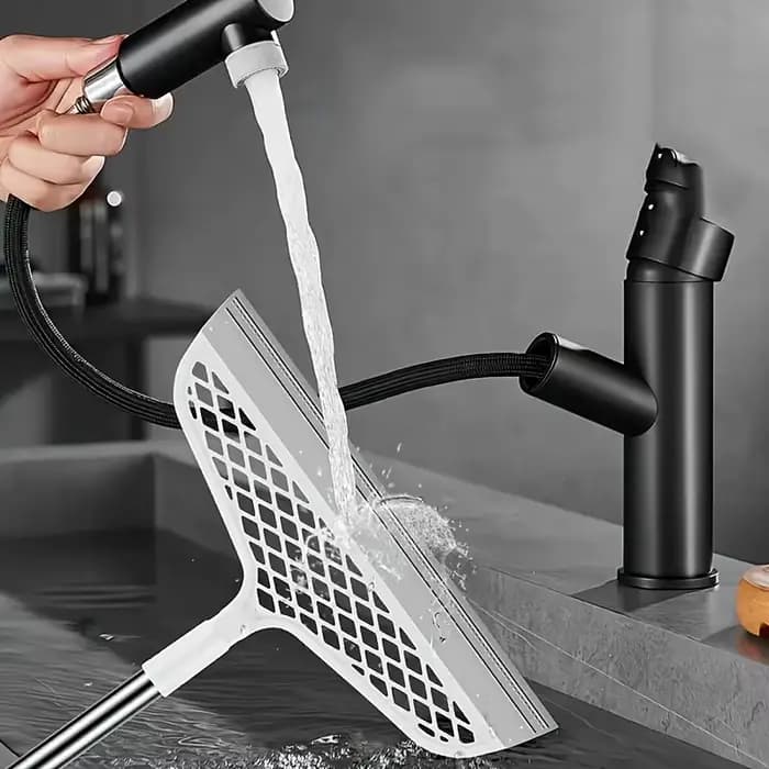 Balai magique détachable pour salle de bain et cuisine