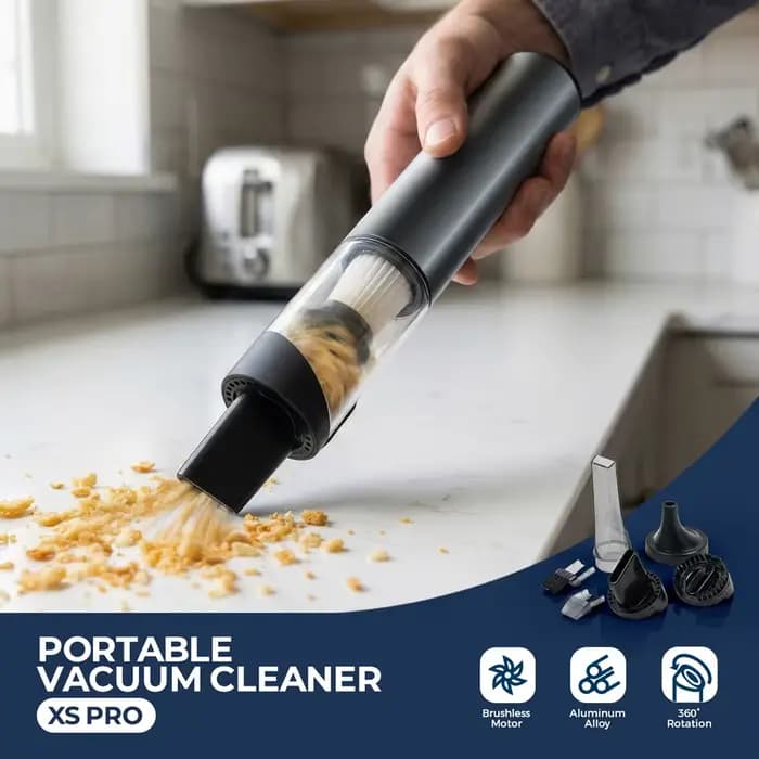 ROUNY Mini aspirateur à main sans fil