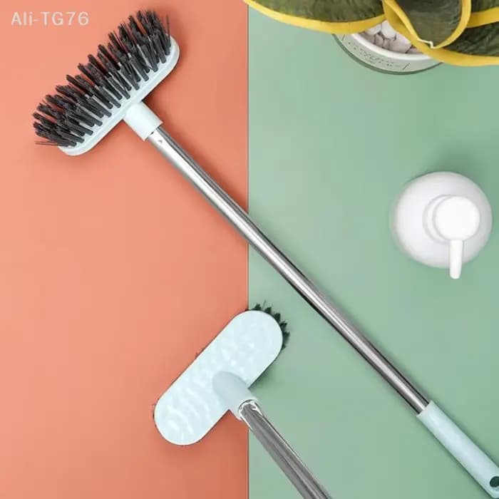 Brosse à récurer les sols avec long manche