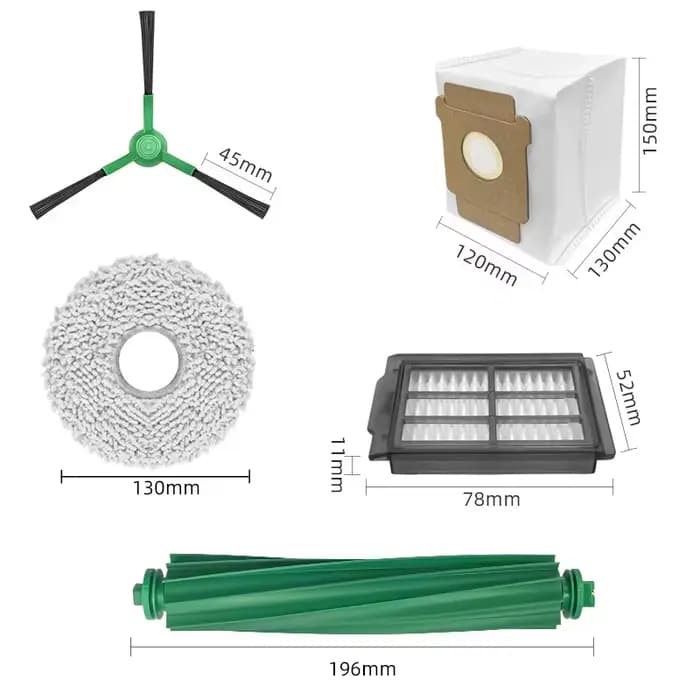 Kit d'accessoires pour aspirateur robot Irobot Roomba Plus 405 Combo/505 Combo