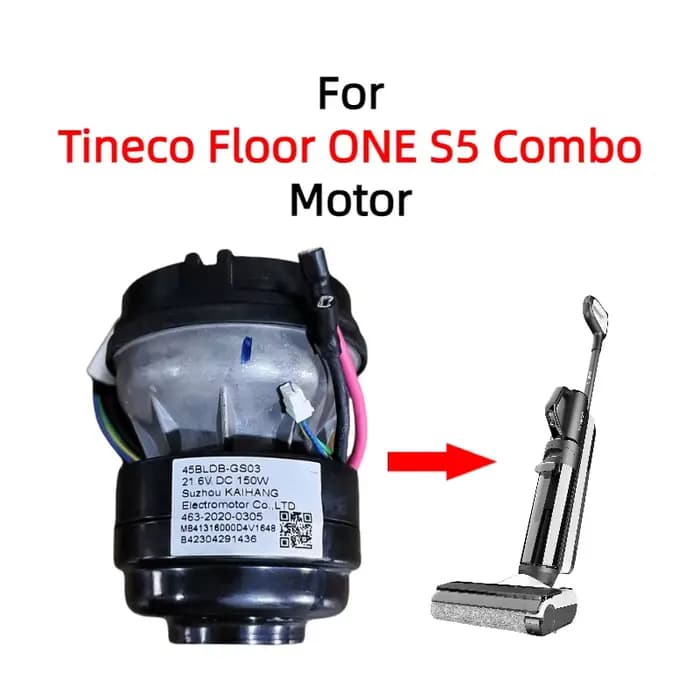 Ventilateur d'aspiration du moteur principal pour Tineco Floor One S5