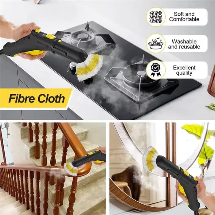 Buse de nettoyage à vapeur A83G avec chiffons en microfibre pour Karcher SC1-SC5 CTK10 CTK20