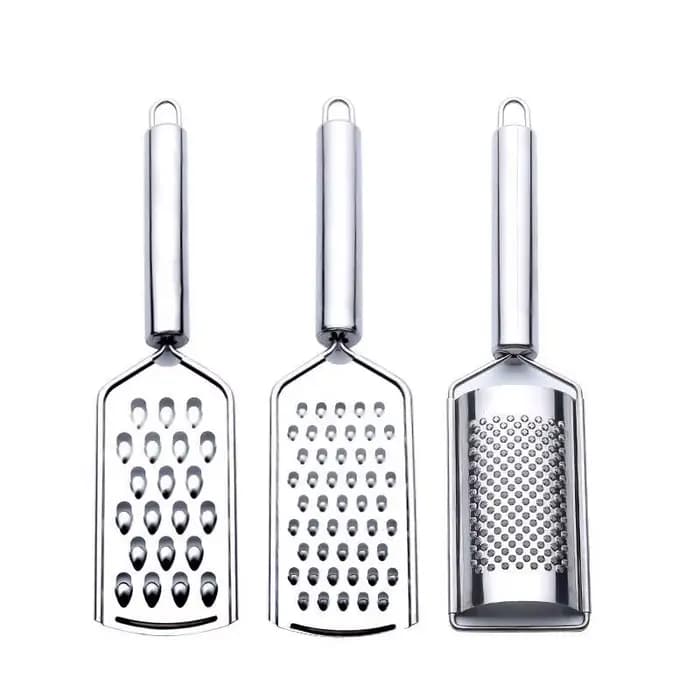 Râpe à fromage polyvalente en acier inoxydable, outil tranchant pour légumes et fruits, raboteuse à fromage, couteau à fromage, accessoires de cuisine GH540