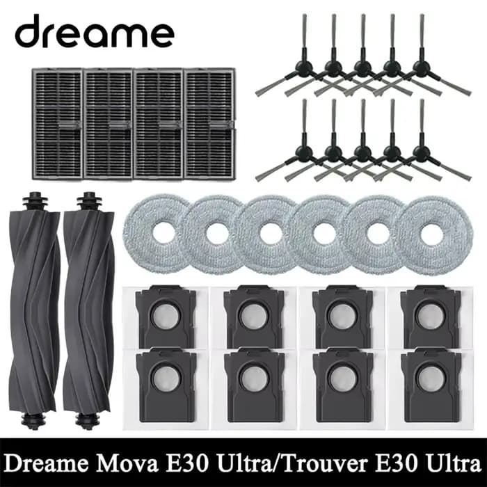 Accessoires pour aspirateur robot Dreame Mova E30 Ultra : brosse principale