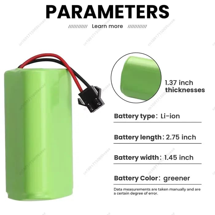 Batterie Li-ion pour aspirateur robot Vactidy T6 T7 T8, haute capacité 2600mAh 3200mAh 3500mAh 10.8V, pack rechargeable