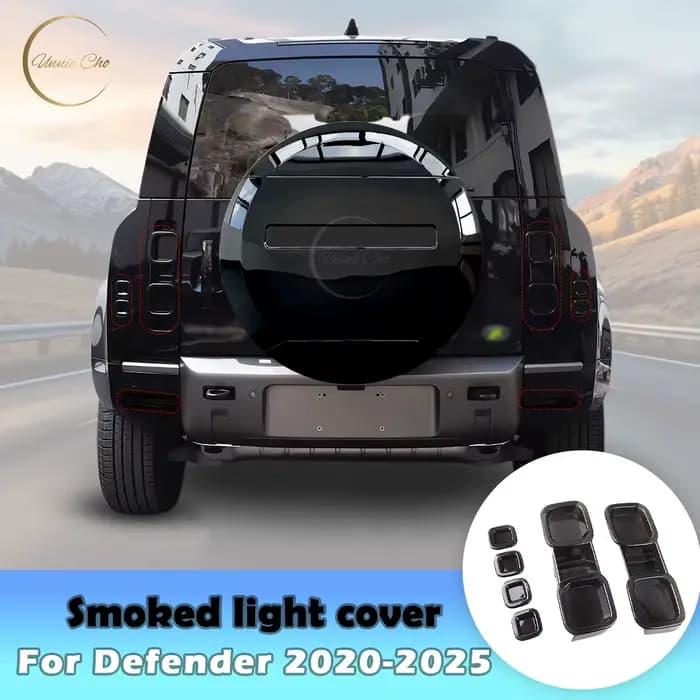 Couvercle de feu arrière pour protection de phare antibrouillard arrière, accessoires de Modification pour Defender 90 110 édition noire L663 2020 – 2025