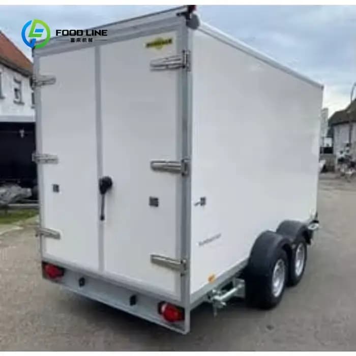 Remorque frigorifique sur mesure, best-seller, pour le transport de produits surgelés et réfrigérés