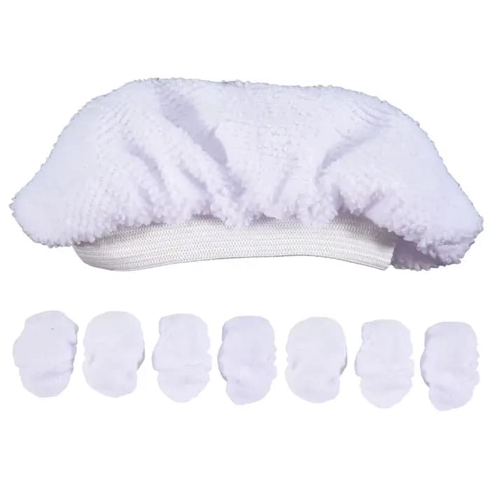 Lot de 8 tampons pour nettoyeur vapeur portatif