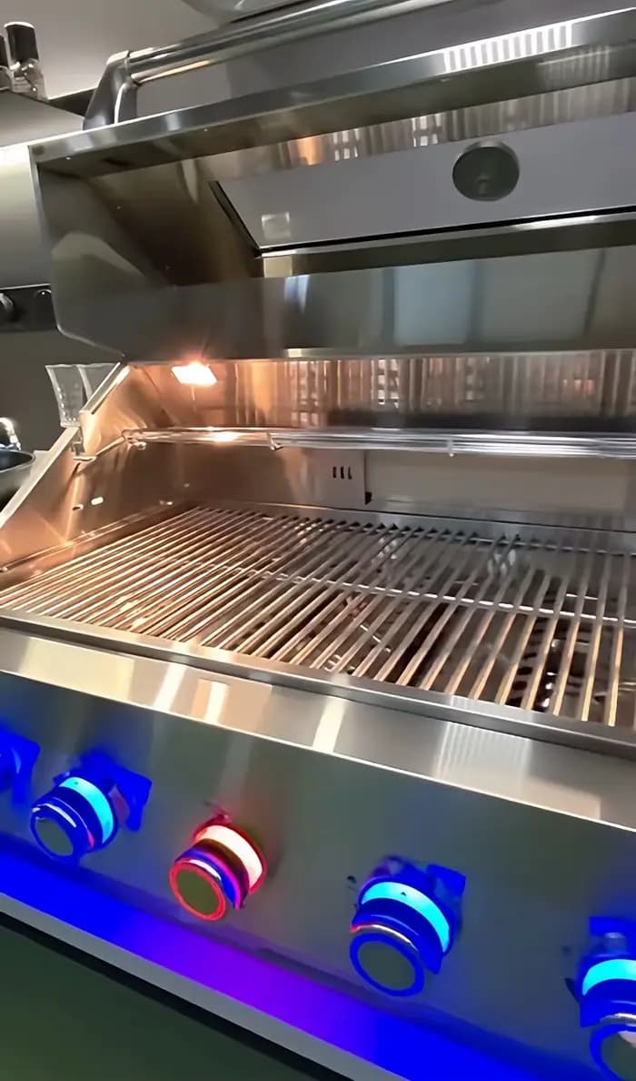 Cuisine extérieure personnalisable et durable avec barbecue et réfrigérateur pour le camping et l'usage quotidien en extérieur