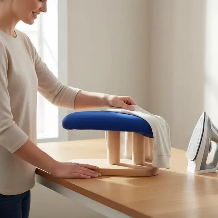 Planche à repasser compacte pour table