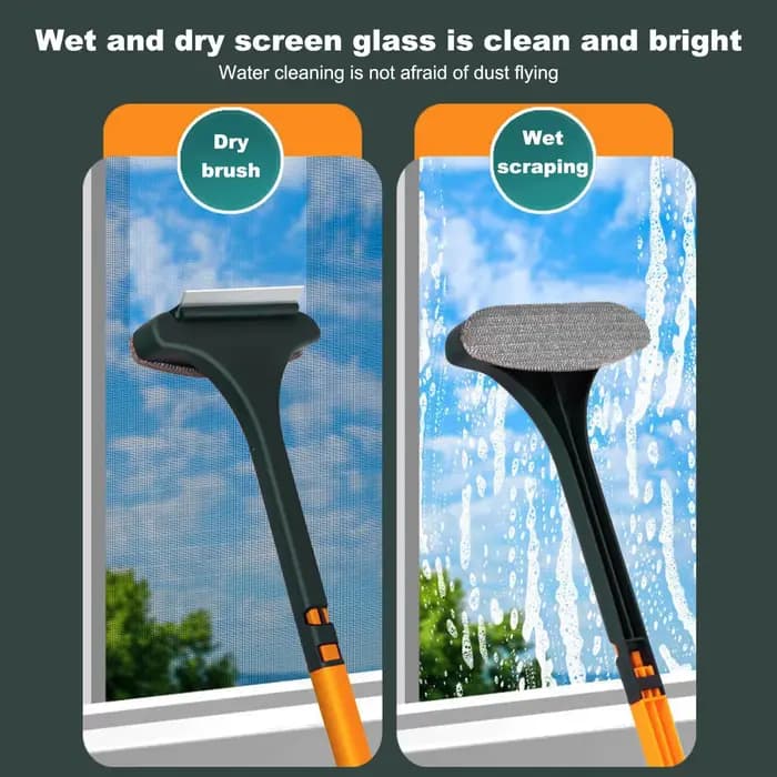 Brosse de nettoyage pour moustiquaire de fenêtre