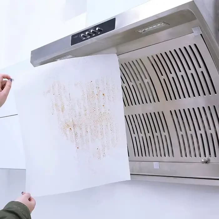 Papier filtre jetable Non tissé pour hotte de cuisine