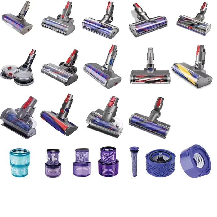 Brosse et filtre de remplacement pour aspirateur Dyson V6 V7 V8 V10 V11 V12 V15 série DC