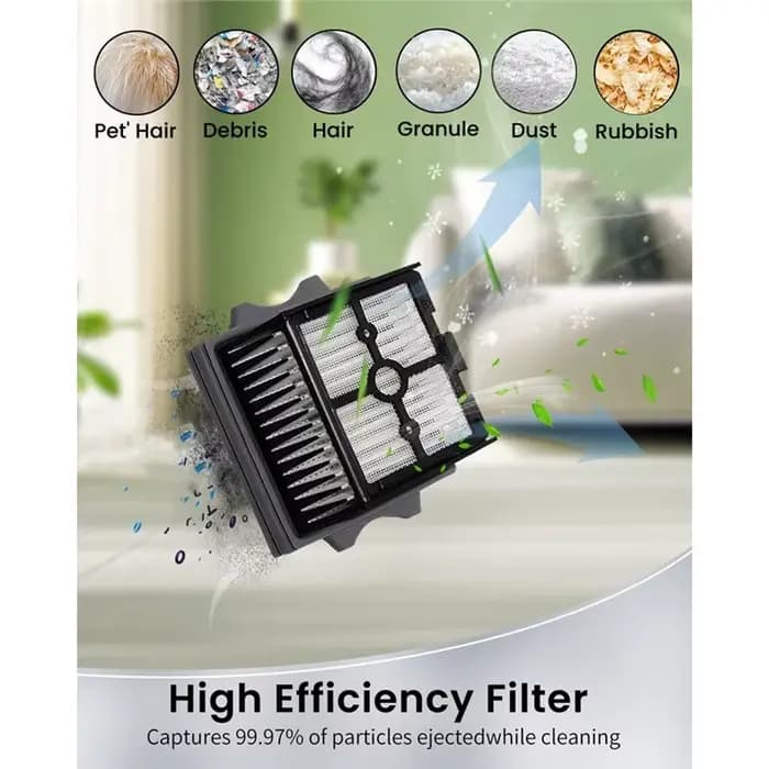 Filtres HEPA et rouleaux de brosse de remplacement pour aspirateur sec et humide Tineco Stretch S6 /Switch S6 /S7