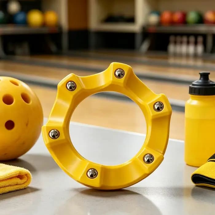 Support rotatif à 360 degrés pour boule de bowling, porte-boule de bowling, accessoires de bowling pour le nettoyage, le polissage et la présentation