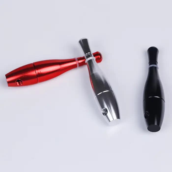 Accessoire pour fumer en forme de boule de Bowling, cadeau de vacances Portable en métal détachable
