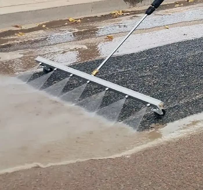 Nettoyeur haute pression 4000 PSI, balai à eau pour Karcher, kit de nettoyage multifonctionnel à 7 buses pour allées, trottoirs et routes
