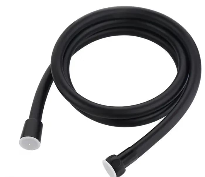 Tuyau de douche Flexible en PVC noir