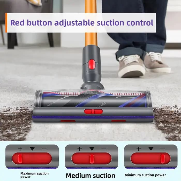 Tête de brosse anti-emmêlement à couple élevé pour les modèles Dyson V8 V7 V11 V15 V10