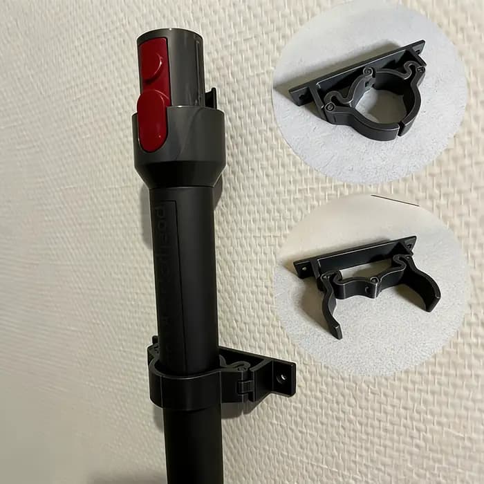 Support mural pour aspirateur avec trous de 5