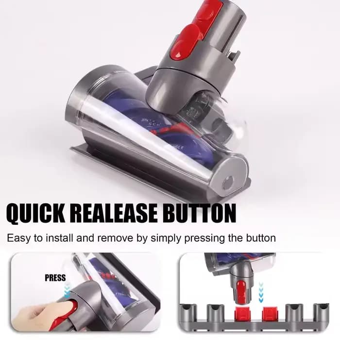 Mini tête de brosse motorisée Anti-emmêlement