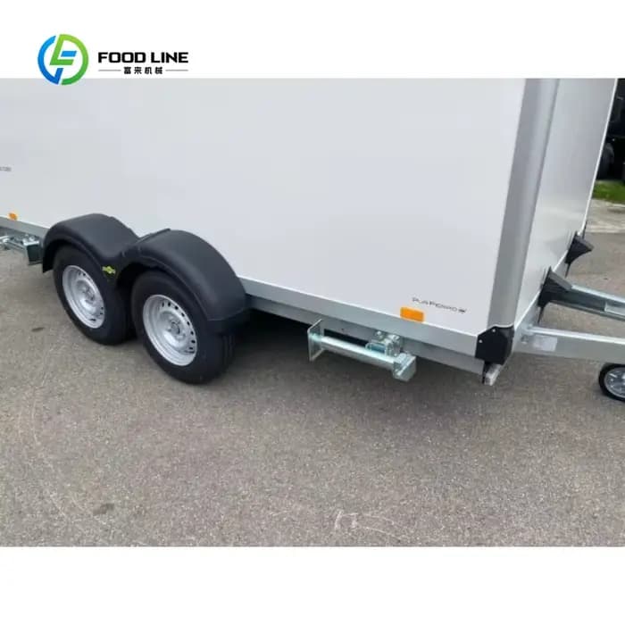 Remorque frigorifique sur mesure, best-seller, pour le transport de produits surgelés et réfrigérés