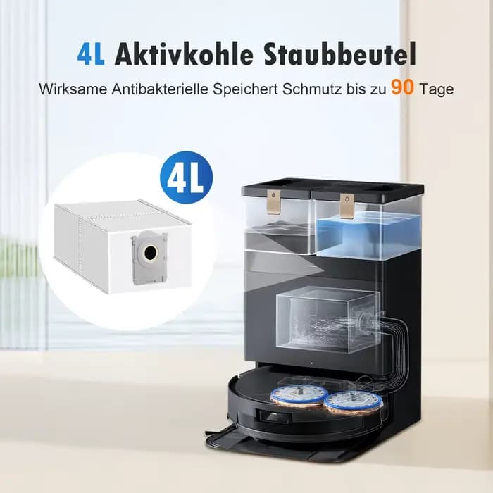 Sacs pour aspirateur Ecovacs Deebot X8 Pro OMNI/X8 OMNI/X9 PRO Omni/T50 PRO