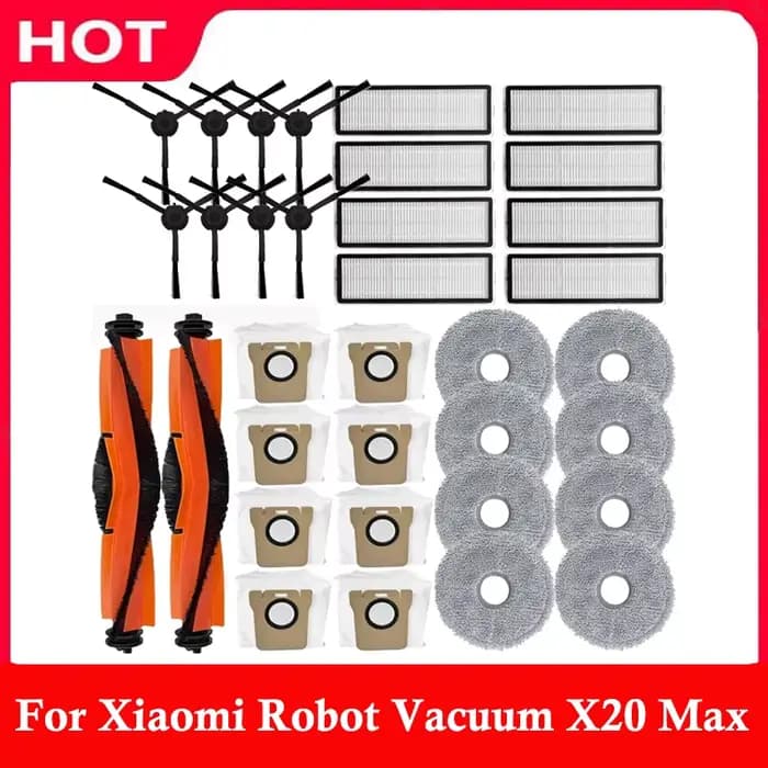 Pour Xiaomi Robot aspirateur X20 Max / D109GL / Mijia M30 accessoires brosse principale