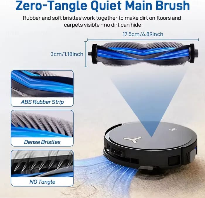 Pièces de rechange pour aspirateur robot Ecovacs X8 Omni, brosses latérales principales, chiffons de nettoyage, filtres HEPA, sacs à poussière, accessoires