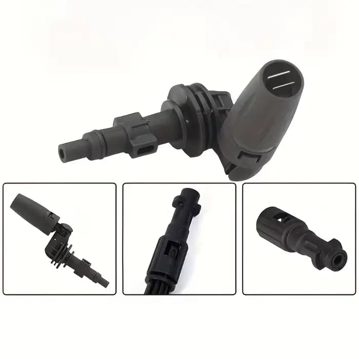 1 pièce robuste 360° ° Buse rotative réglable à haute pression compatible avec les nettoyeurs