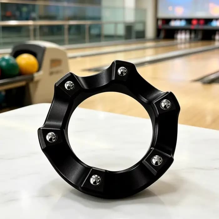 Support rotatif à 360 degrés pour boule de bowling, porte-boule de bowling, accessoires de bowling pour le nettoyage, le polissage et la présentation