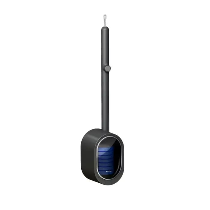 Brosse de toilette jetable murale avec installation sans perçage et solution de nettoyage intégrée