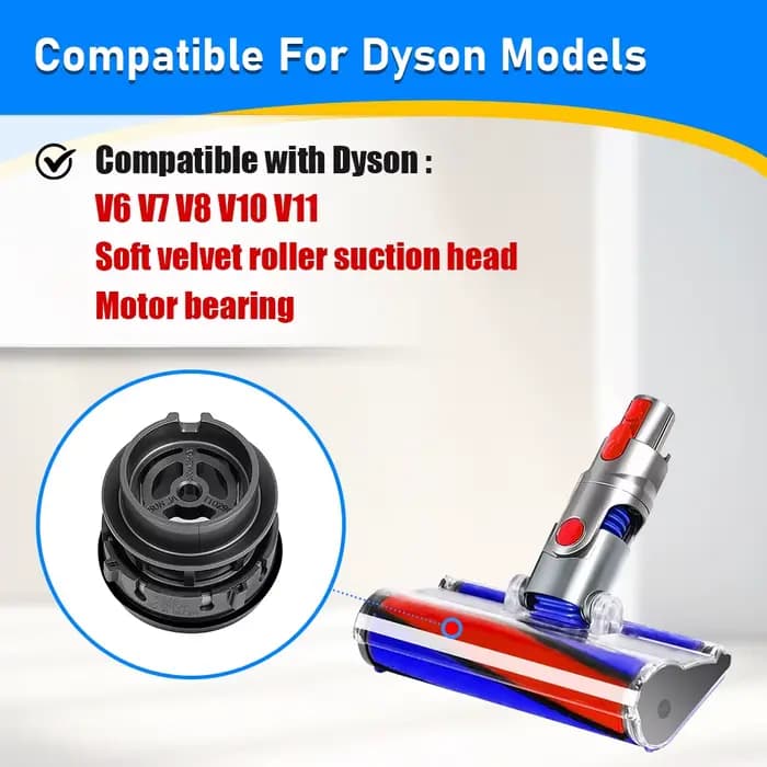 Roulements de moteur à tête d'aspiration souple